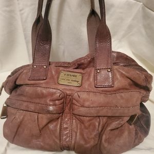 Vintage 1954 Fossil Leather Purse